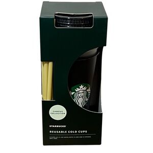 Starbucks CU Buffs Campus University Collection cold reusable cups lids straws